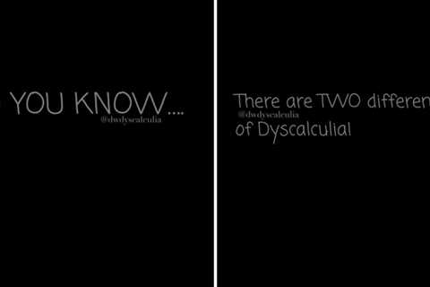‘Dancing with Dyscalculia’ aka dwdyscalculia