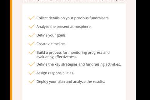 How to Build an Amazing Nonprofit Fund Development Plan with Minimal Spending