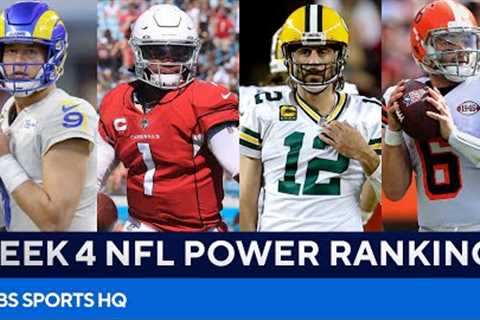 NFL Week 4 Power Rankings: Rams at No. 1; Cardinals, Packers, Browns & Raiders All Move Up