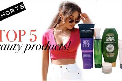 TOP 5 BEAUTY PRODUCTS #shorts