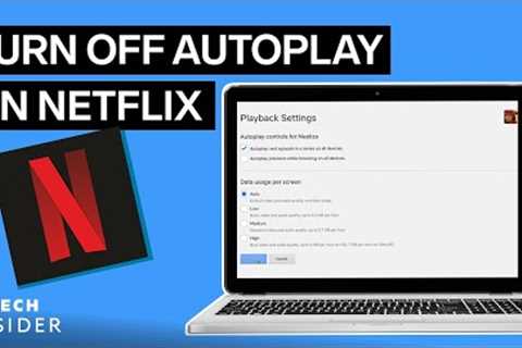 How To Turn Off Netflix Autoplay
