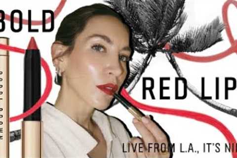 BOLD RED LIPS | Live From L.A., It’s Nikki | Episode 3 | Bobbi Brown Cosmetics
