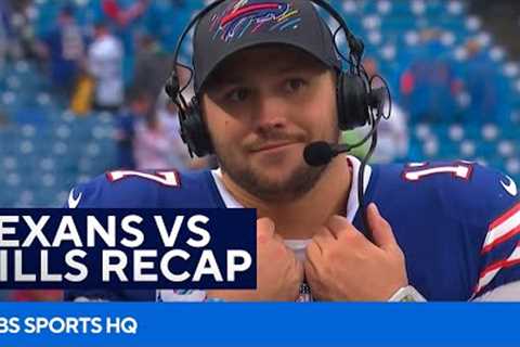 Bills Rout The Texans Recap and Analysis | CBS Sports HQ