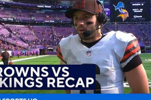 First Place Browns Beat Vikings Recap and Analysis | CBS Sports HQ