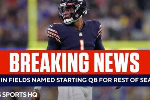 BREAKING: Justin Fields Named Bears Starting QB for Rest of Season | CBS Sports HQ