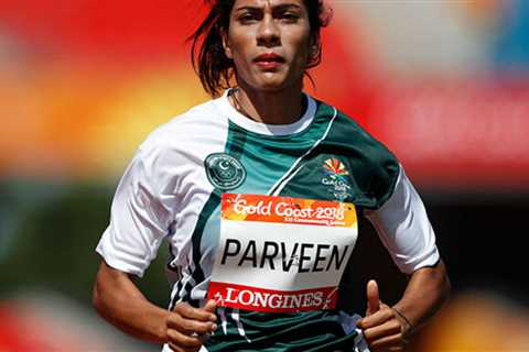 Athlete Najma Parveen finishes last in women’s 200m heat