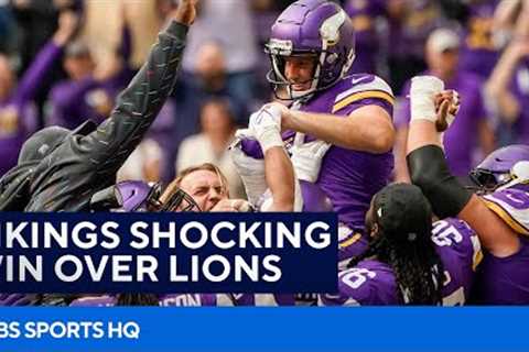 Vikings Stun Lions With Miracle Win Recap | CBS Sports HQ