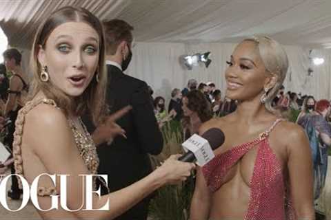 Saweetie on Her Heritage Defining Dress | Met Gala 2021 With Emma Chamberlain | Vogue