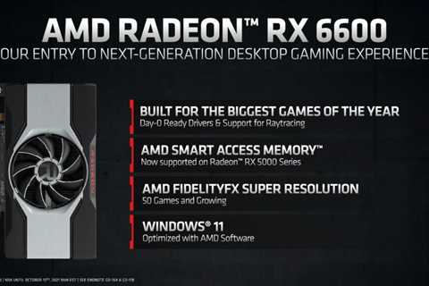 AMD Radeon RX 6600 8 GB Graphics Card Officially Launched – RDNA 2 Now Starting at $329 US