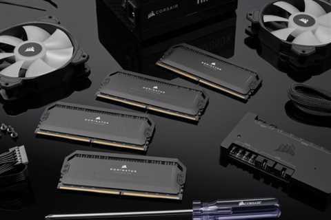 Corsair Shows Off Next-Gen Dominator Platinum RGB DDR5 Memory Kits, Stealthy Black Design