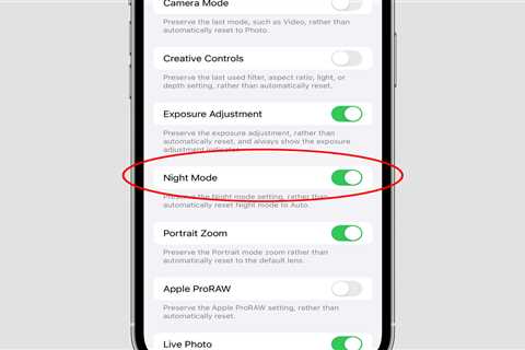 iOS 15: How to turn off Night mode