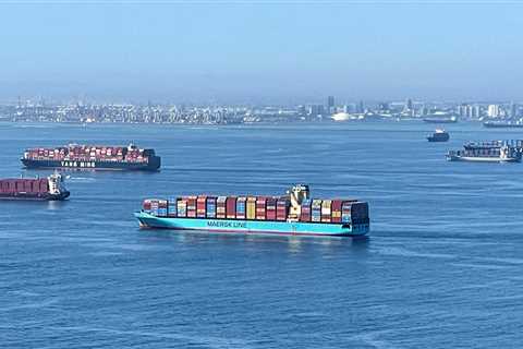The Port of Los Angeles will launch 24/7 operations to tackle the huge line of ships waiting to..