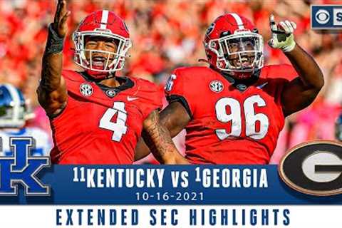 #11 Kentucky vs #1 Georgia Extended Highlights | CBS Sports HQ