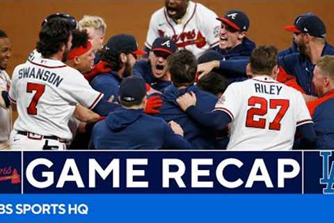 Braves walk-off Dodgers to take 2-0 series lead in NLCS | CBS Sports HQ