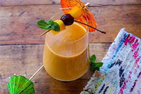 Caribbean Sunset Protein Smoothie