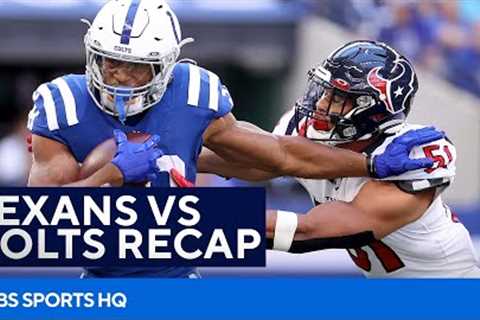 The Colts Crush the Texans Recap | CBS Sports HQ