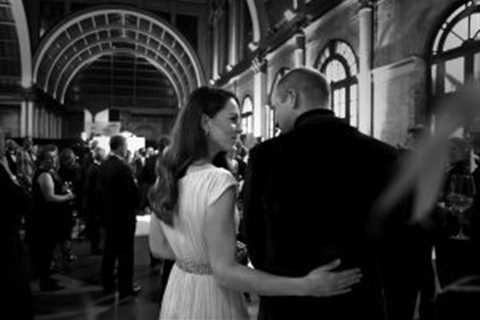 Intimate photographs of Prince William and Kate Middleton backstage are going viral