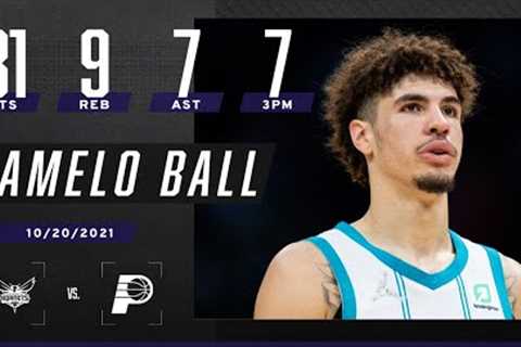 LaMelo Ball notches near double-double! 31 PTS & 9 REB in season opener vs Indiana Pacers ?