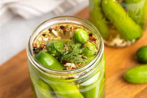 Low-Sodium Pickles Recipe