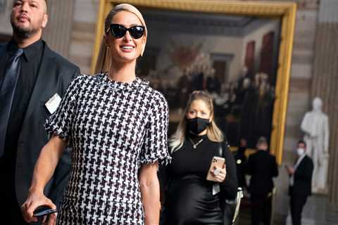 Paris Hilton tells fans 'legislation is hot' during Capitol Hill visit