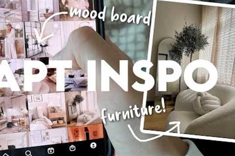 apartment DECOR plans (walk-through & mood boards) | VLOG