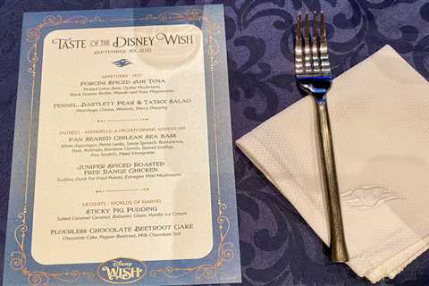 3 things we learned while previewing food from Disney Cruise Line’s new ship, Disney Wish