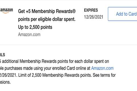 Deal alert: Use your Amex card to get up to 6 rewards points on Amazon