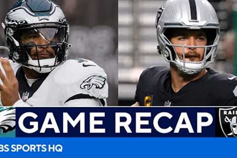Eagles vs Raiders: Derek Carr leads offensive explosion as Raiders improve to 5-2 | CBS Sports HQ