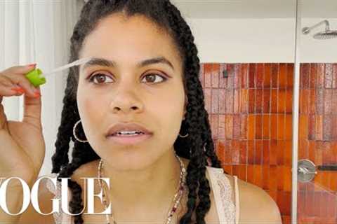 Zazie Beetz’s Guide to Artful Eyeliner & Three-Step Skin Care Routine | Beauty Secrets | Vogue