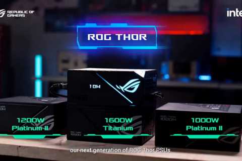 ASUS Unveils ROG THOR 1600W Titanium & ROG THOR II Power Supplies With PCIe Gen 5.0 Ready Power ..