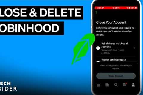 How To Close And Delete Robinhood