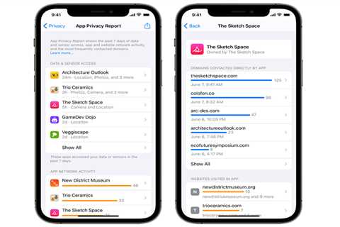 iOS 15.2: Beta 1 brings the new App Privacy Report