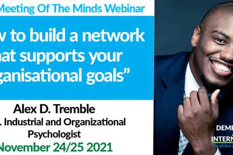 Webinar: How to Build a Network that supports your Organizational Goals