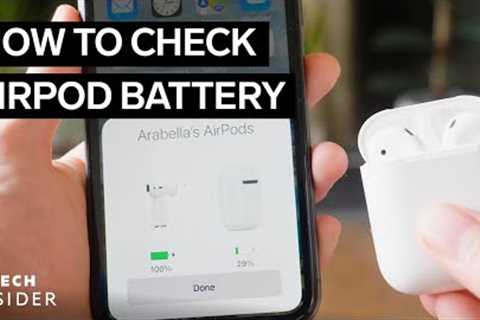How To Check Airpods Battery