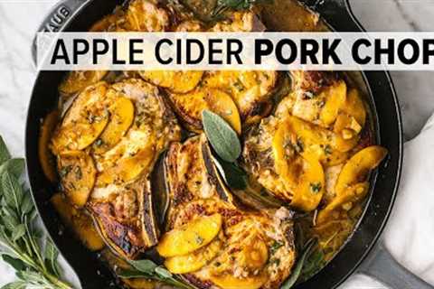 APPLE CIDER PORK CHOPS | a winning pork chop recipe