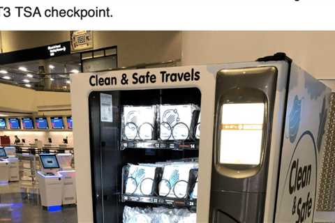 From face masks to fresh foods: 13 things sold in airport vending machines