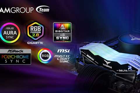 TEAMGROUP T-FORCE DELTA RGB DDR5 Gaming Memory, First RGB DDR5 Verified by All Major Motherboard..