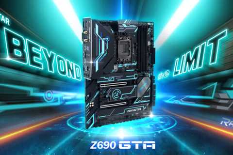 Biostar Makes Its Racing Z690GTA Motherboard Official, Tron Design With Lots of Heatsinks