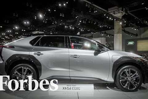 Toyota Gets Into The EV Game With The Fully Electric bZ4X Crossover | Forbes