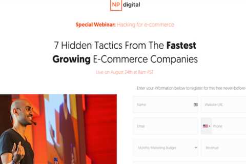 Upcoming Free Webinar: 7 Hidden Tactics From The Fastest Growing E-Commerce Companies