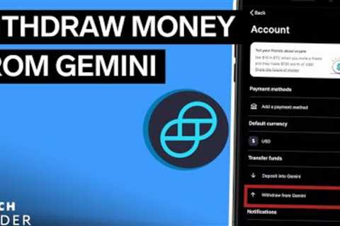 How To Withdraw Money From Gemini