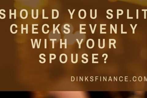 Should You Split Checks Evenly with Your Spouse?