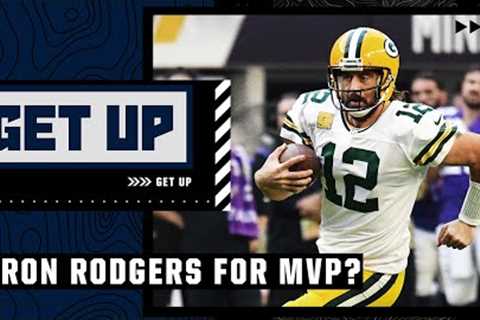 Is Aaron Rodgers the clear choice for MVP right now? | Get Up