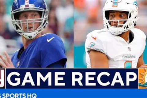 Giants vs Dolphins: Tua Tagovailoa leads Dolphins to 5th straight win | CBS Sports HQ