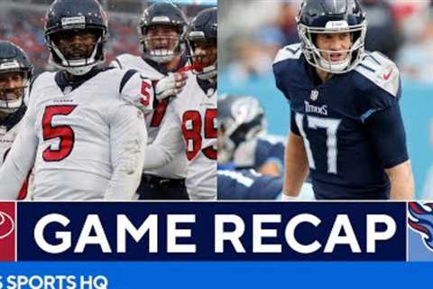 Texans STUN Titans 22-13 | Texans vs Titans FULL Game Recap | CBS Sports HQ