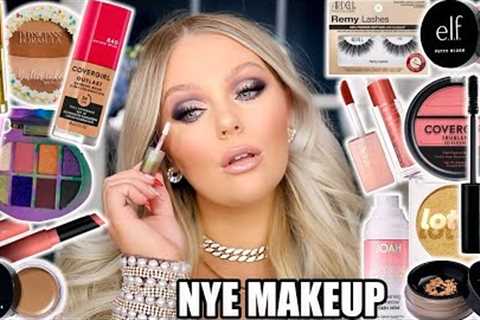 ALL DRUGSTORE NEW YEARS EVE MAKEUP TUTORIAL | KELLY STRACK