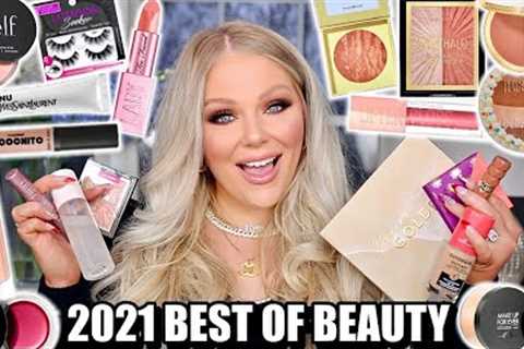 THE BEST MAKEUP OF 2021 (DRUGSTORE & HIGH END FAVORITES) | BEST OF BEAUTY 2021 KELLY STRACK