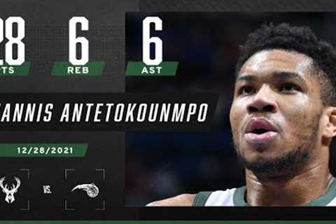 Giannis puts up 28 PTS, 6 REB & 6 AST against Magic ?