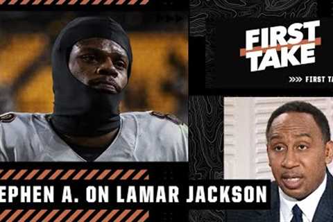 Stephen A. is still waiting to see Lamar Jackson shine in the playoffs | First Take