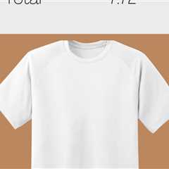 Blank Tshirt: Cost Breakdown